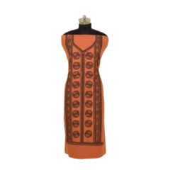 Coral fish dance hand painted Madhubani cotton kurta